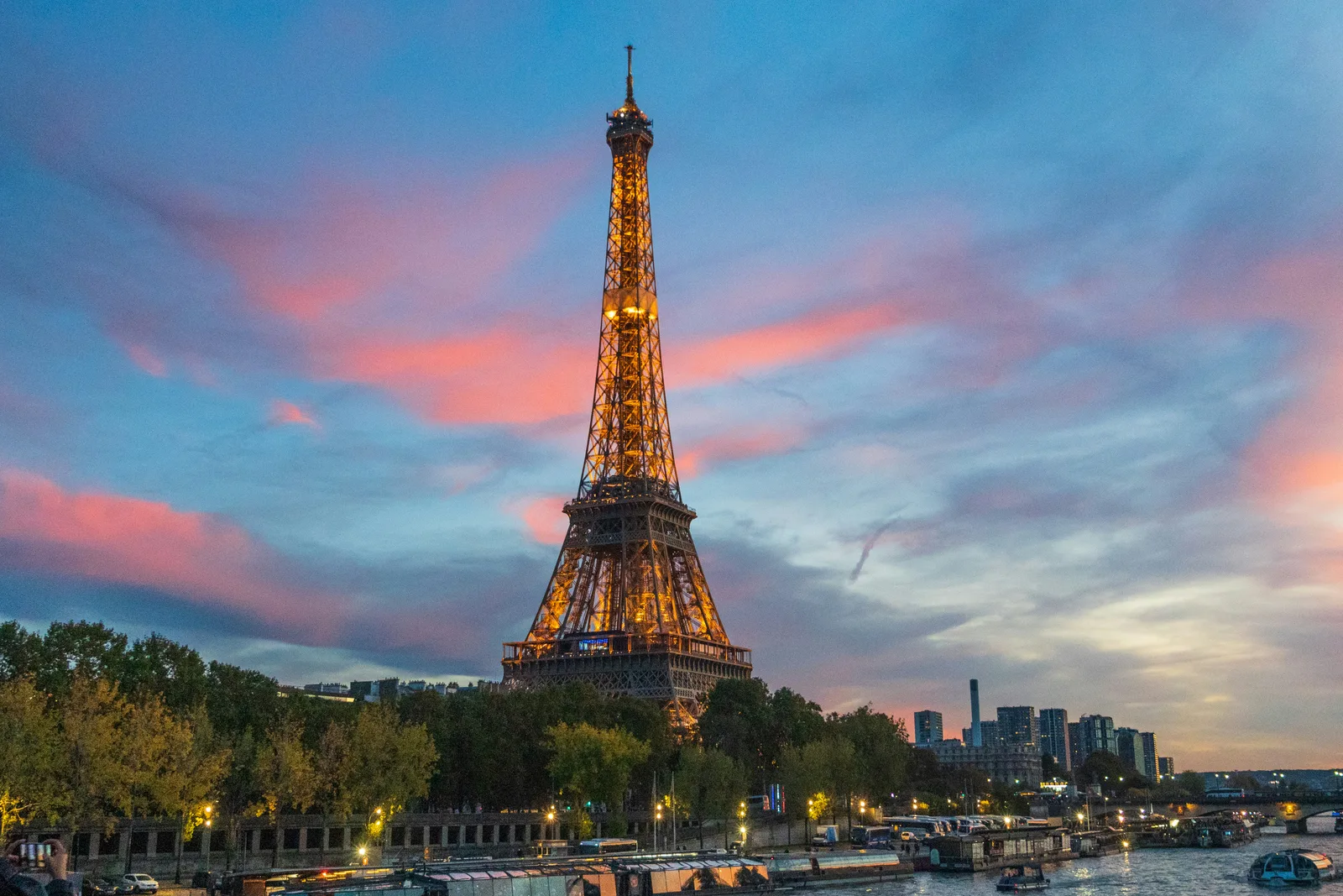 The Eiffel Tower in Paris