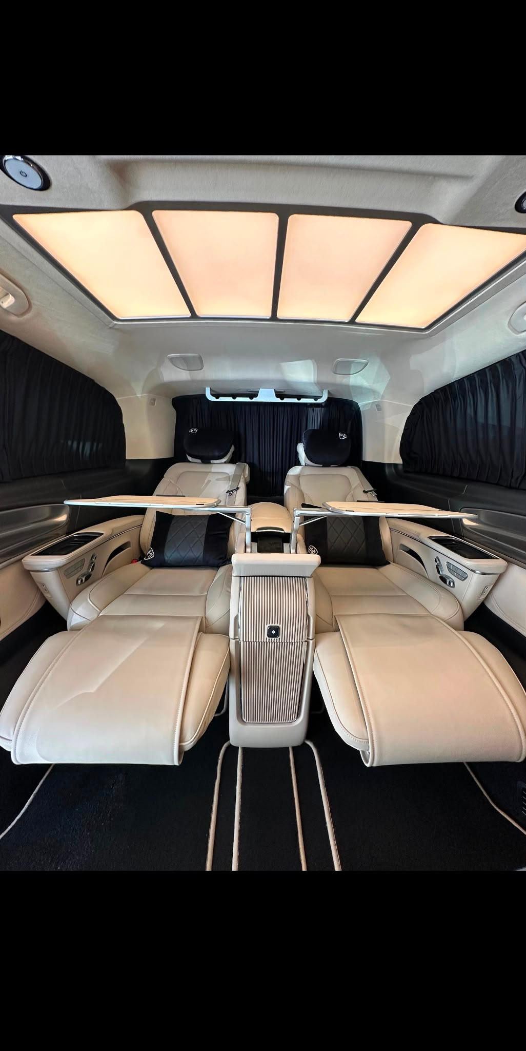 Mercedes-Benz VIP V-Class — Reclining seats and leg rests (supplied interior reference)