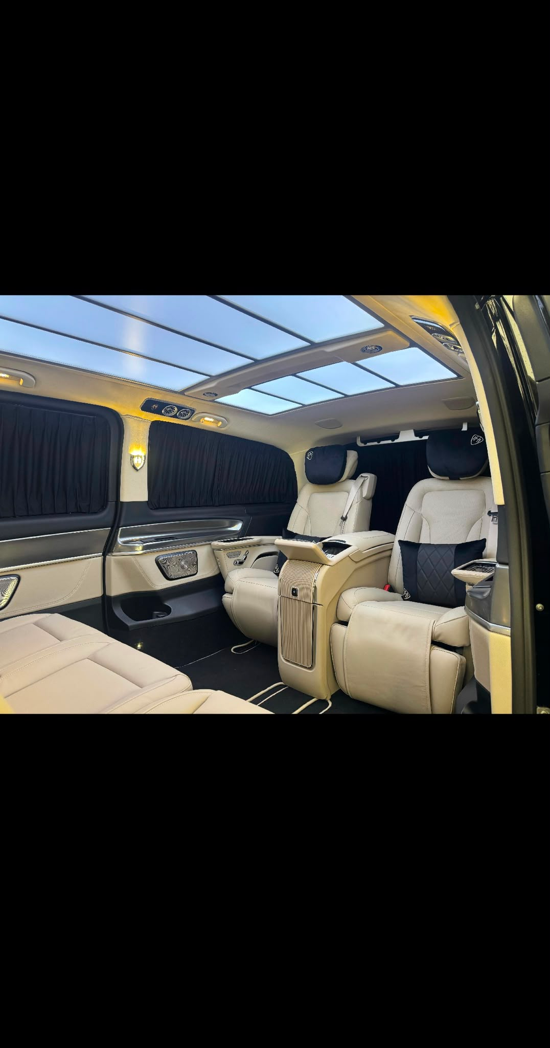 Mercedes-Benz VIP V-Class — Your private lounge (supplied interior reference)